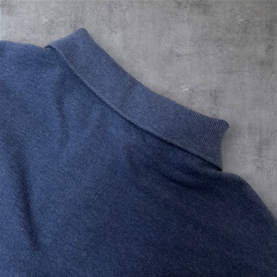 폴로 랄프로렌 네이비블루 커스텀핏 긴팔 카라티 L 상품이미지8