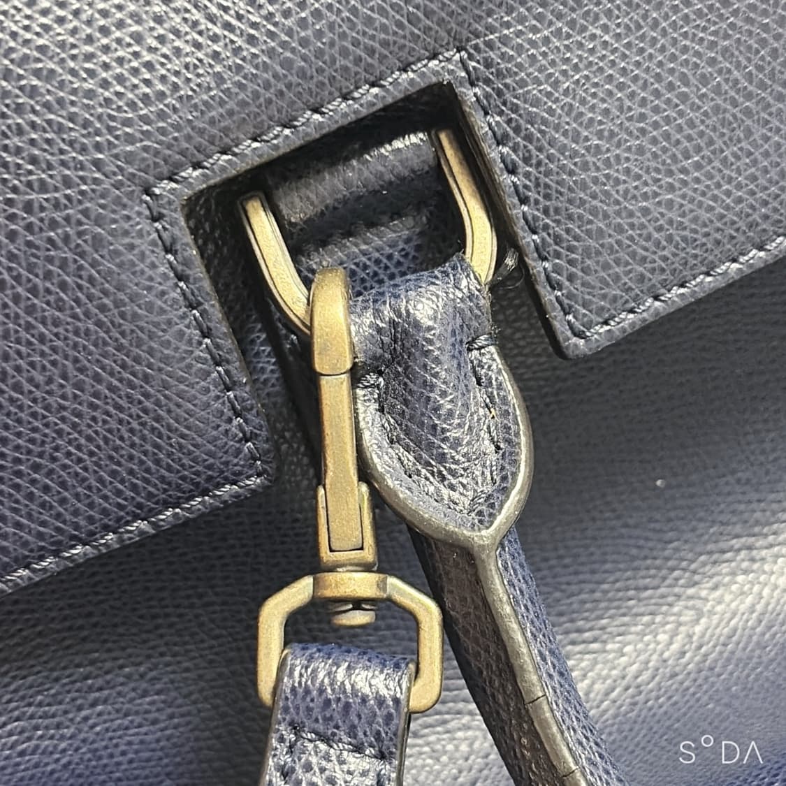 랑방 숄더 크로스백 네이비 상품이미지9