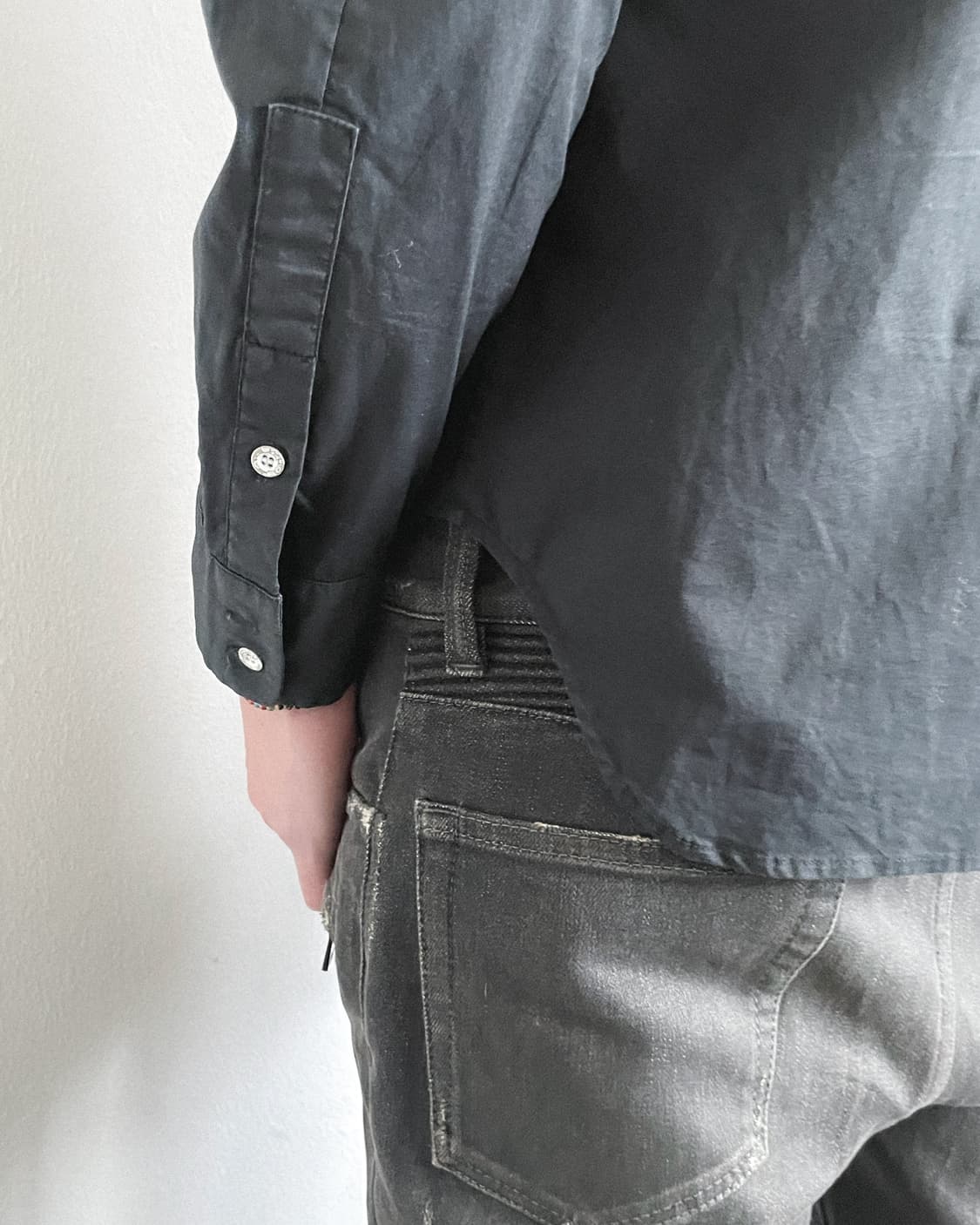 00s 마리떼프랑소와저버 슬림핏 드레스셔츠 상품이미지4