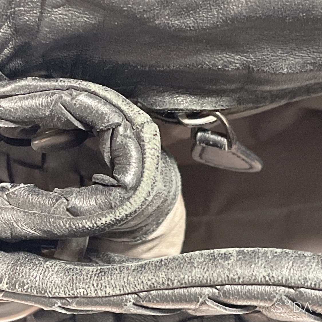 보테가 베네타 블랙 인트레치아토 숄더백 상품이미지7