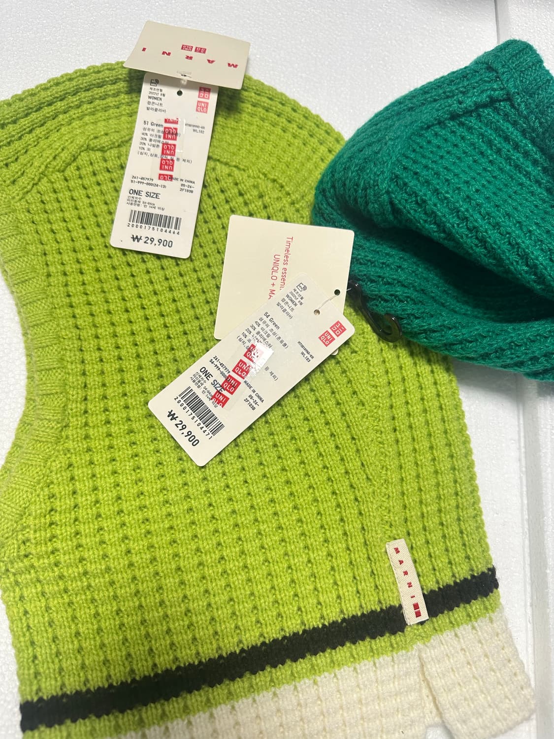 유니클로 마르니 바라클라바 새상품 상품이미지2