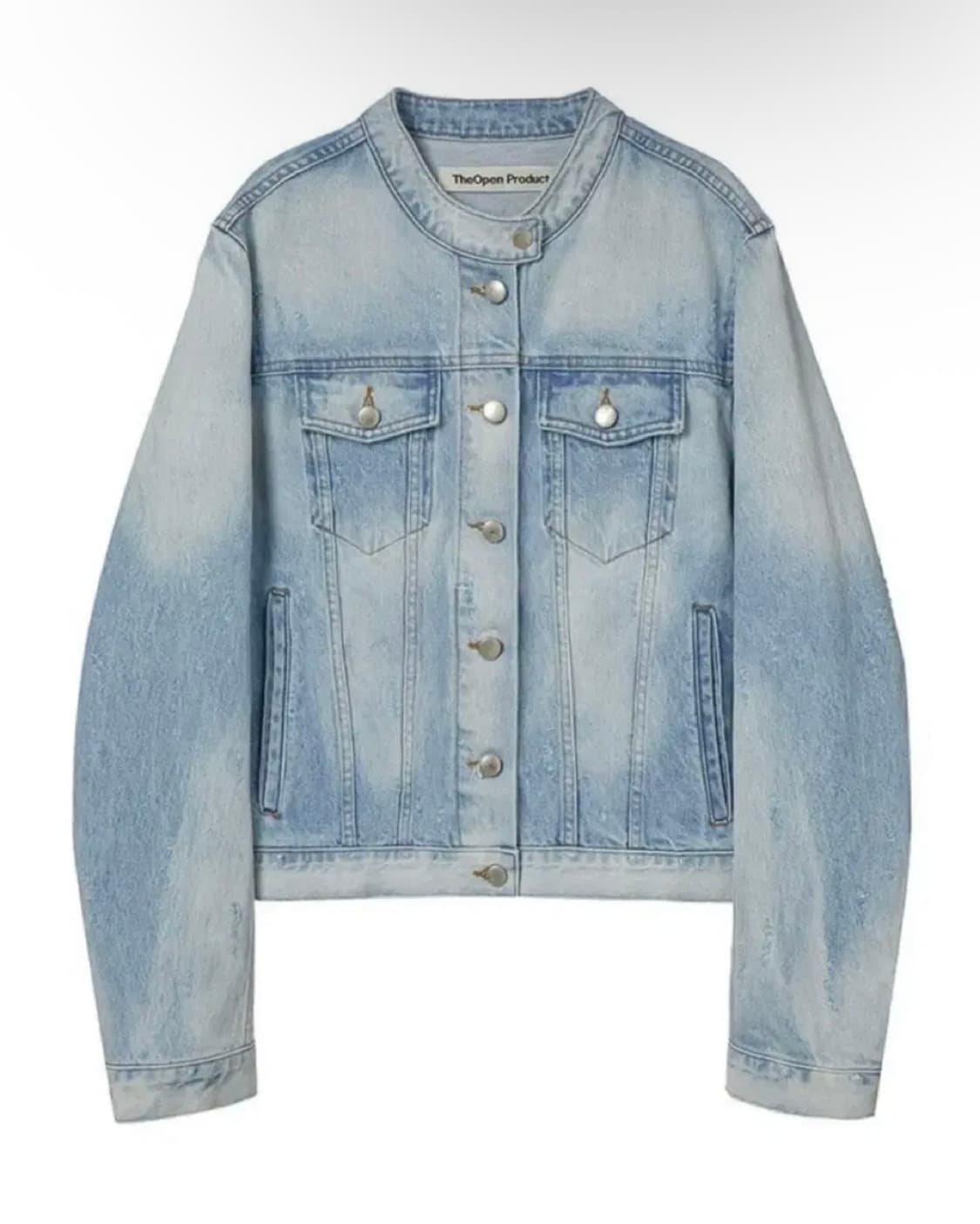 더오픈프로덕트 open yy faded denim jacket 상품이미지1