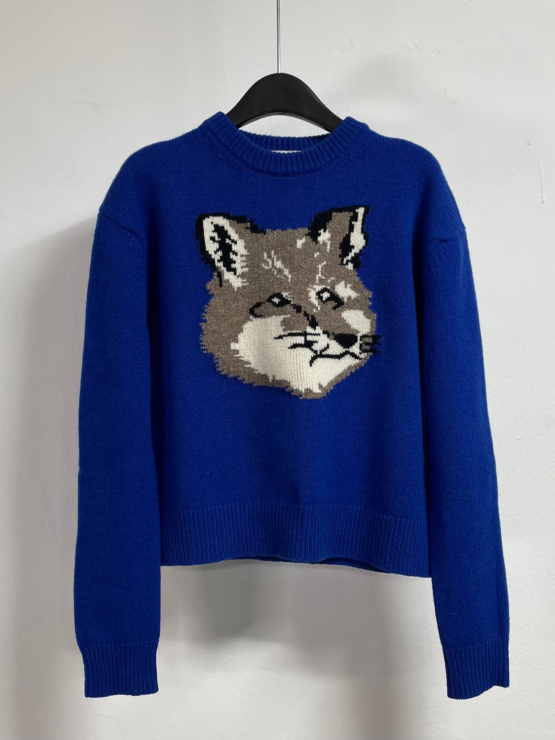 메종키츠네 우먼 빅폭스 빅로고 울 니트  (on.323)   상품이미지1