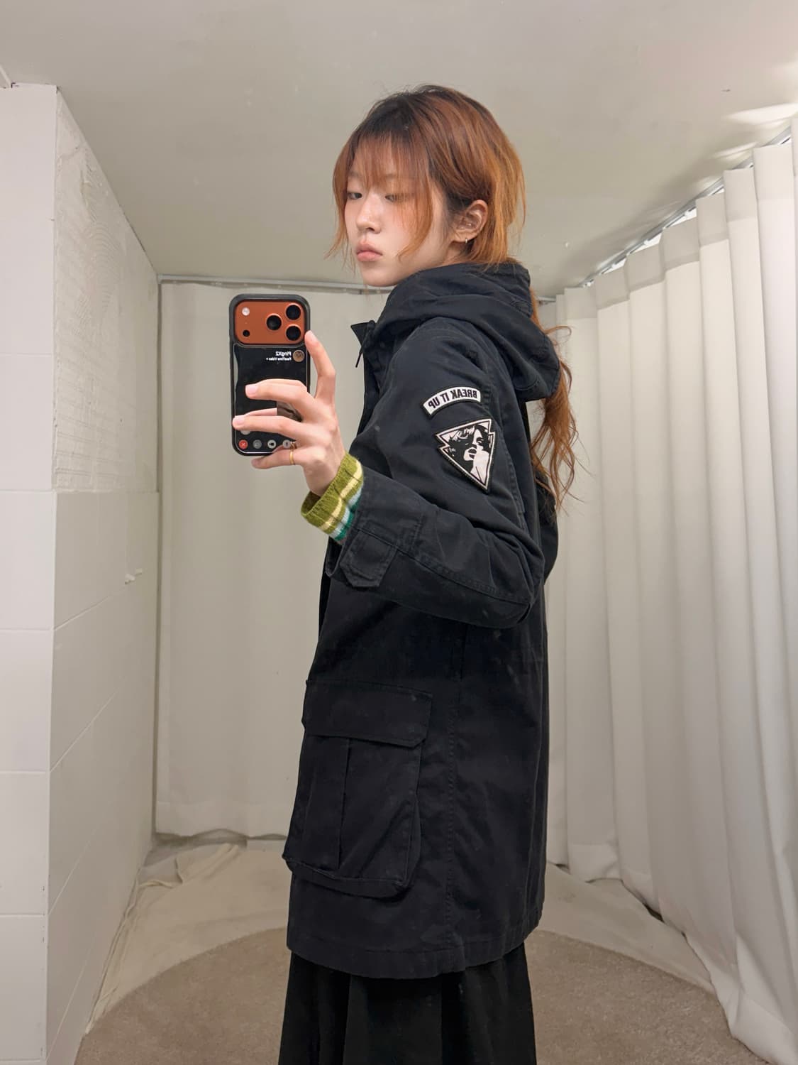 히스테릭글래머 네이비 코튼 야상 상품이미지2