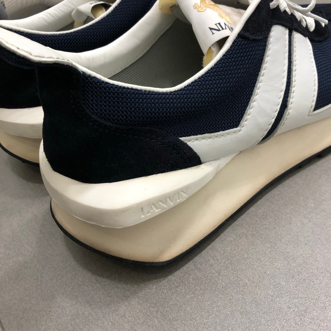 랑방 lanvin 메쉬 범퍼 러너 트레이너 스니커즈 44 상품이미지6