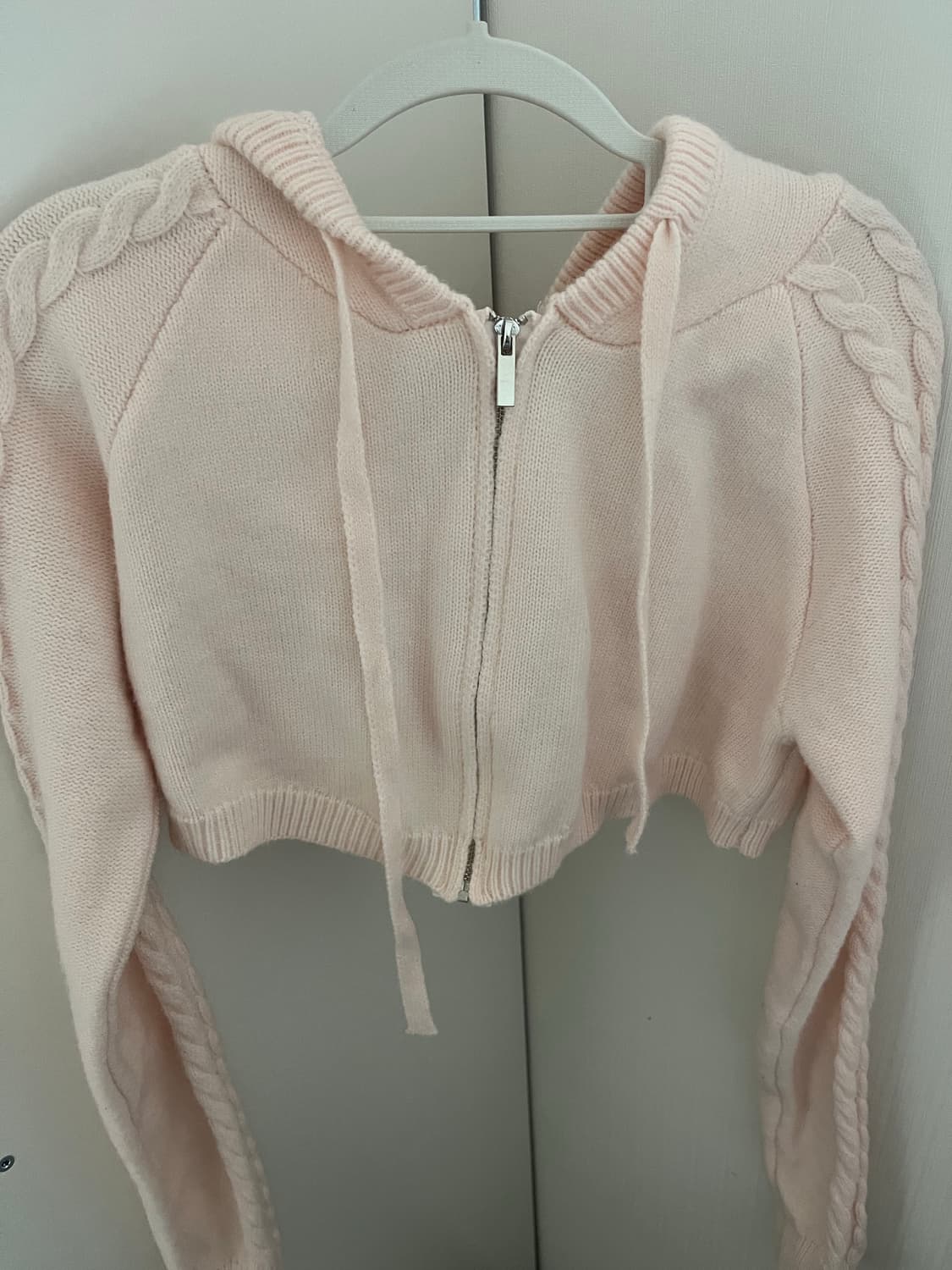 클리시어 츄츄 후드집업 니트집업 상품이미지1