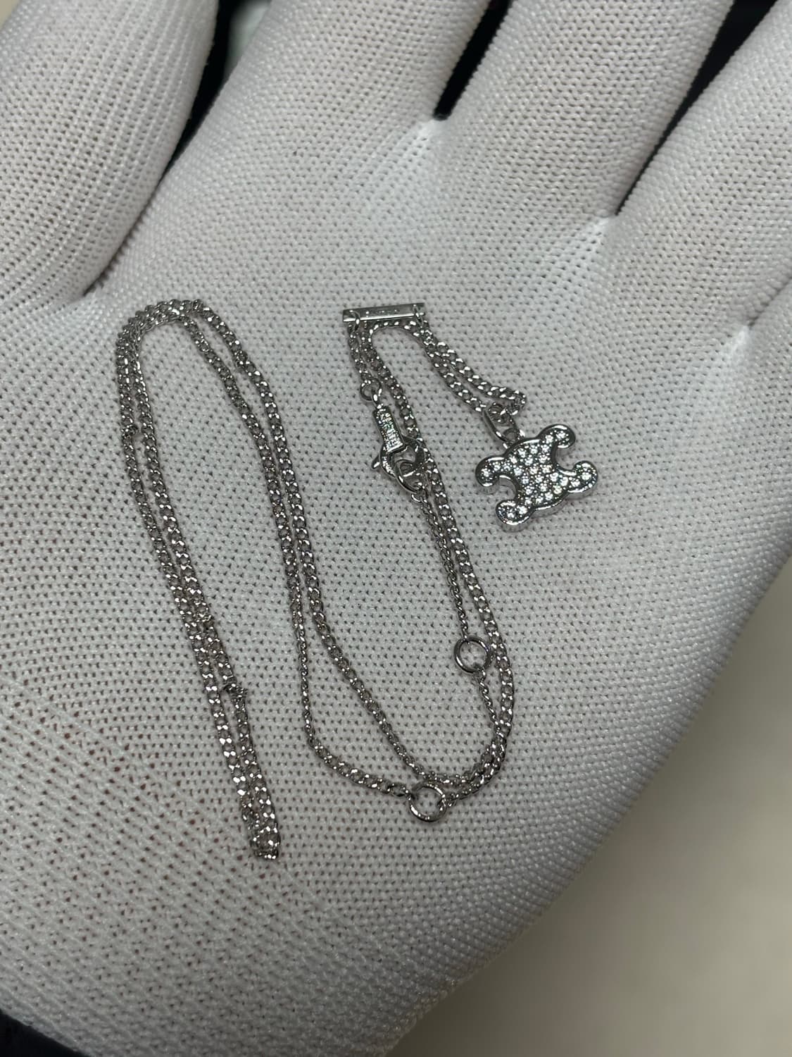 셀린느 트리옹프 라인스톤 목걸이 [os] 상품이미지4