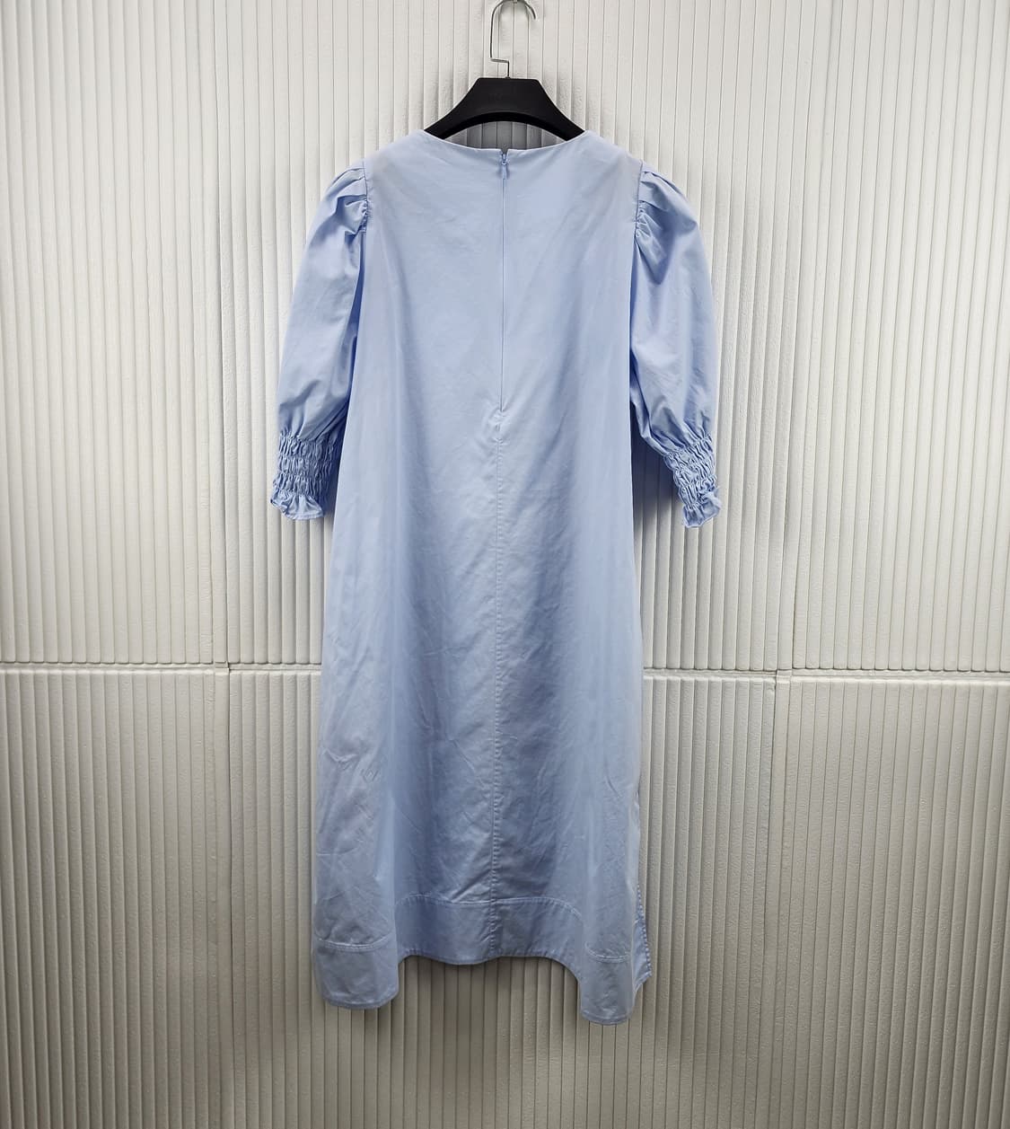 [66]코스 퍼프 슬리브 코튼 원피스 상품이미지3