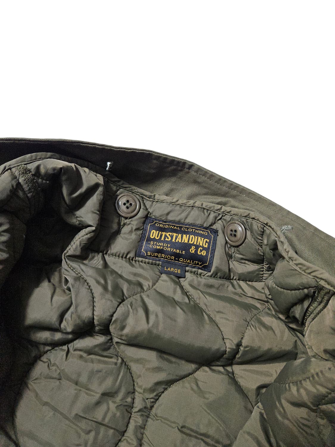 아웃스탠딩 개파카 M65 피쉬테일 L 내피포함 상품이미지3