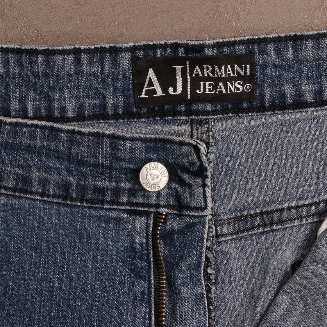 아르마니 진스 메탈 로고 워싱 데님팬츠 A1630 상품이미지3
