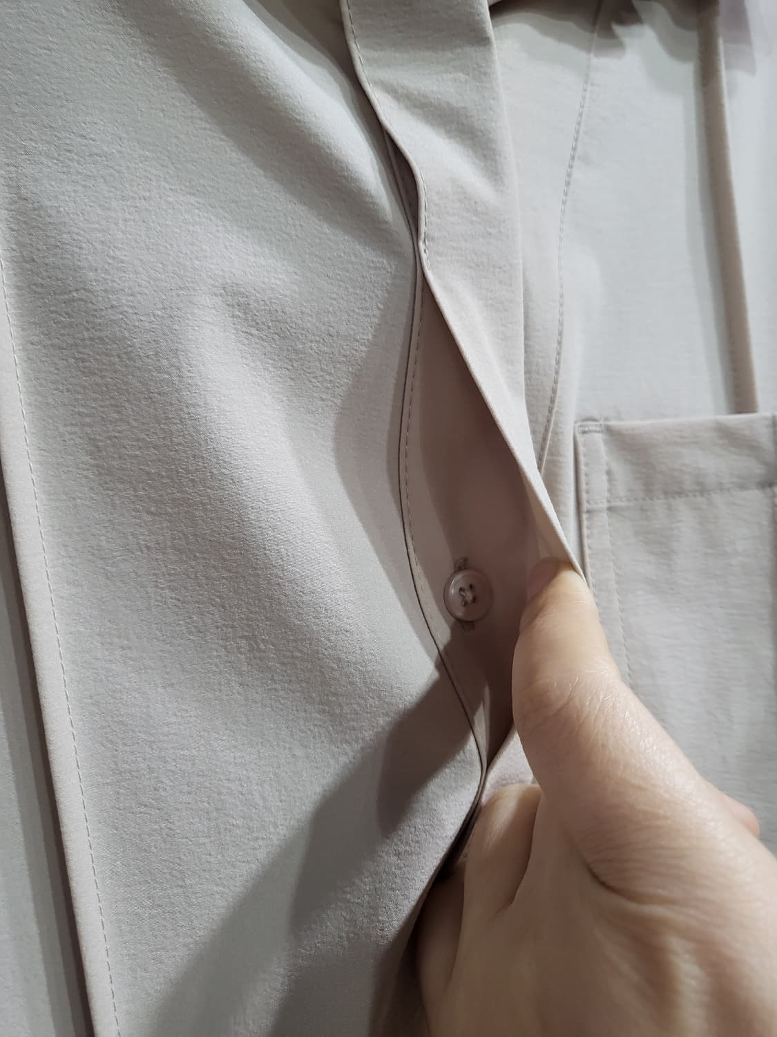 바스락 냉감 셔츠원피스 상품이미지4