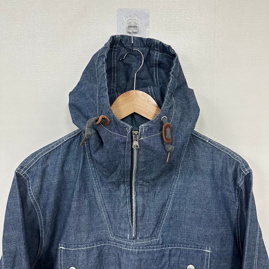 프리즘웍스 데님 아노락 자켓L 상품이미지2