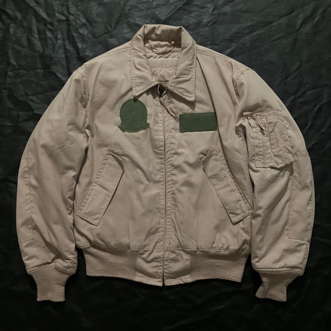 🇺🇸 90s USA ARMY 미군 CVC 탱커 자켓 베이지 탄 상품이미지2