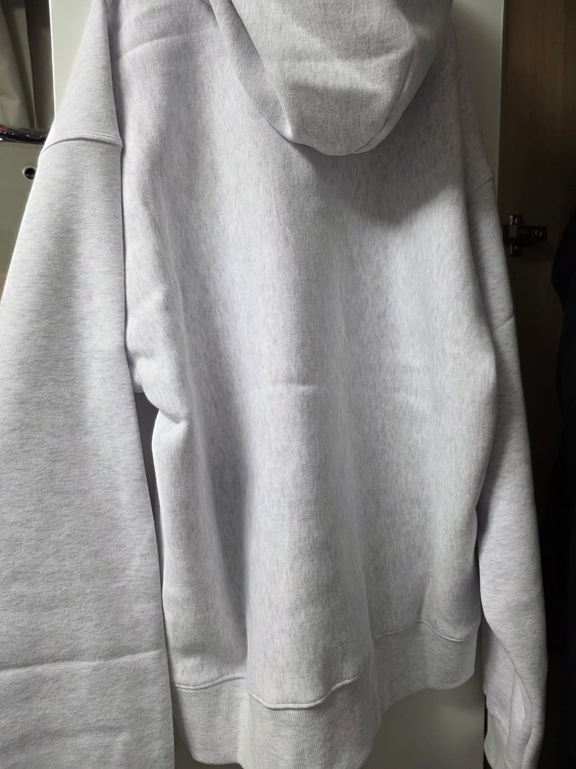 스투시 베이직 후드티 애쉬헤더 색상 상품이미지3