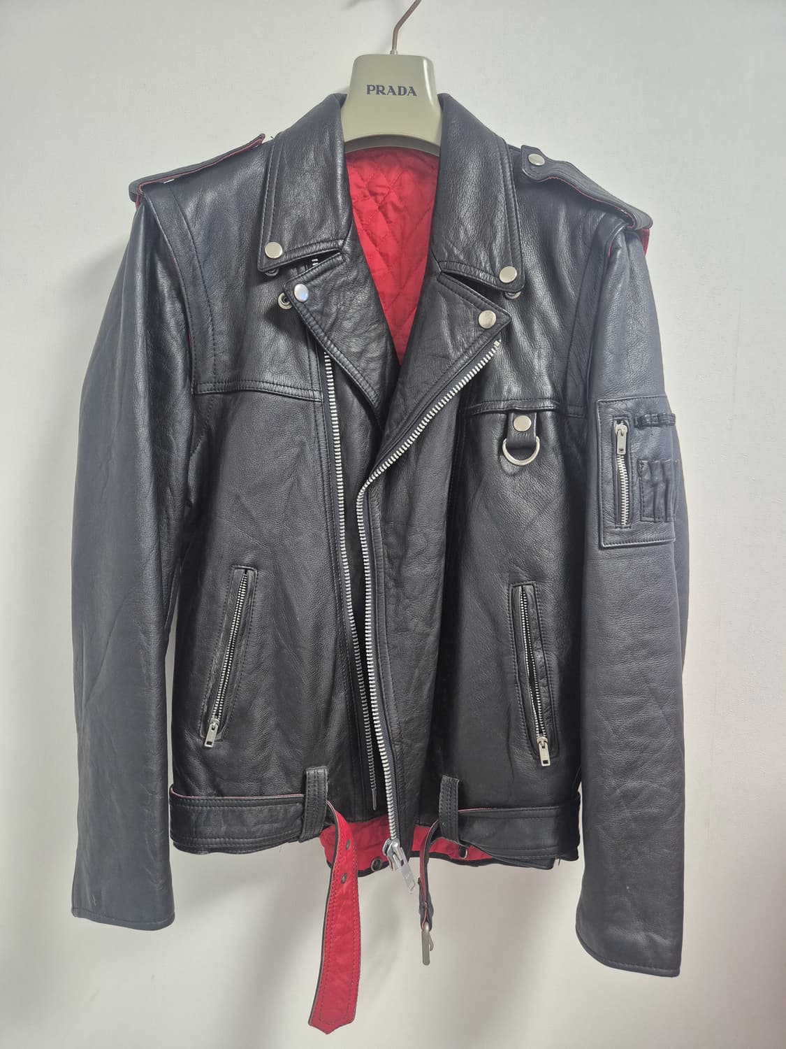 일본 빈티지 소가죽 라이더 자켓(팔 어깨 분리되는 라이더자켓) 상품이미지2