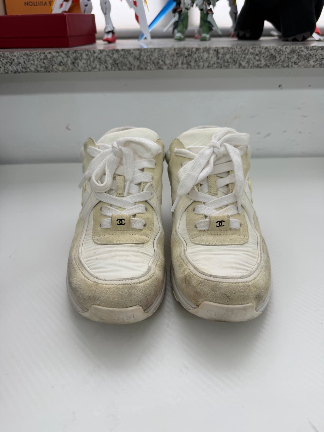 정품) 샤넬 CC로고 크루즈 테니스 스니커즈 36.5  상품이미지2