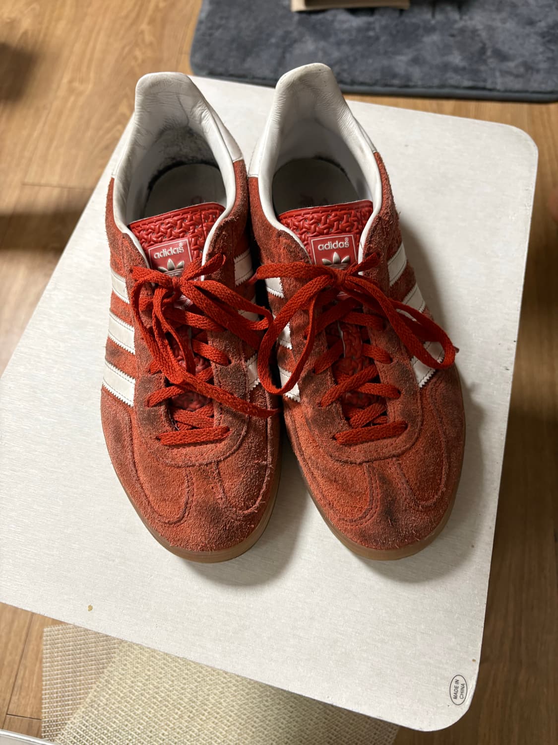 아디다스 가젤 인도어 오렌지 클라우드 화이트 250 상품이미지6