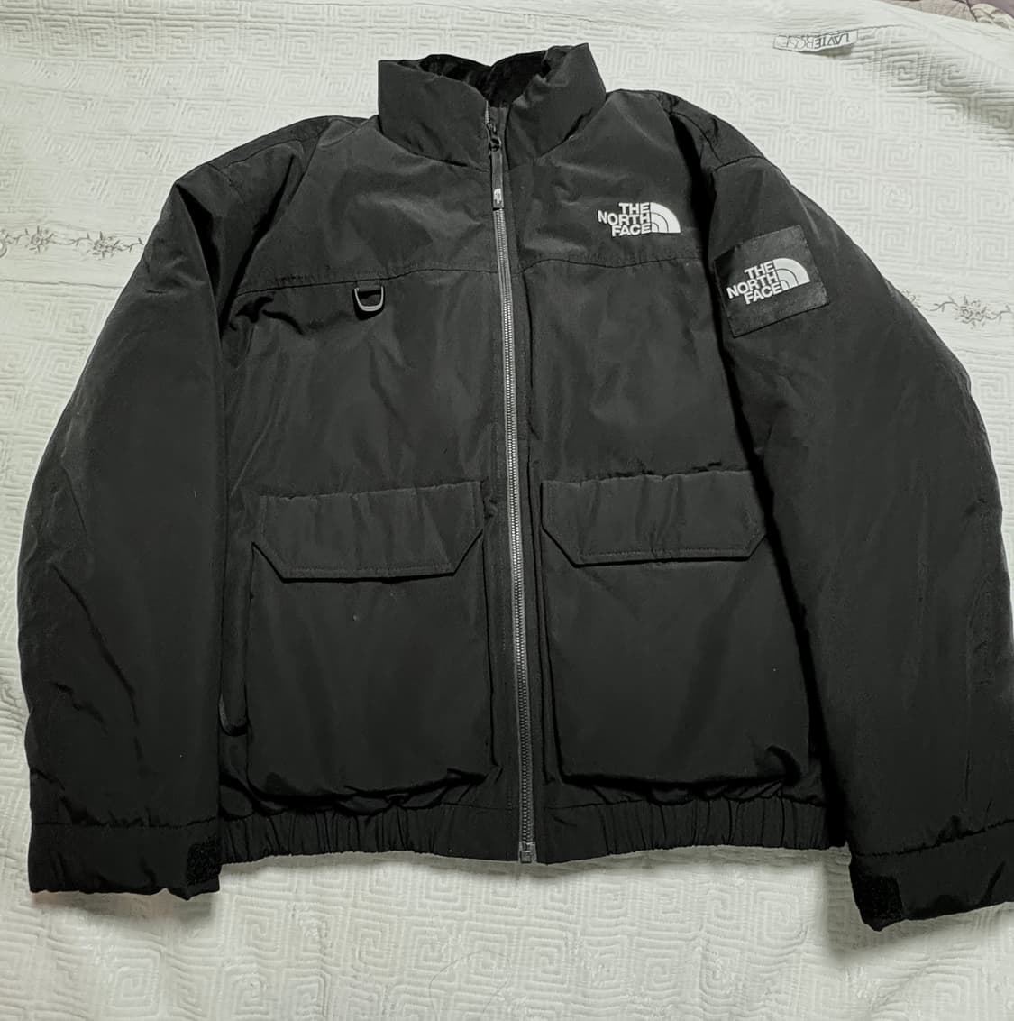노스페이스 봄버 포켓 자켓 점퍼 아우터 블랙 눕시 빈티지 상품이미지1