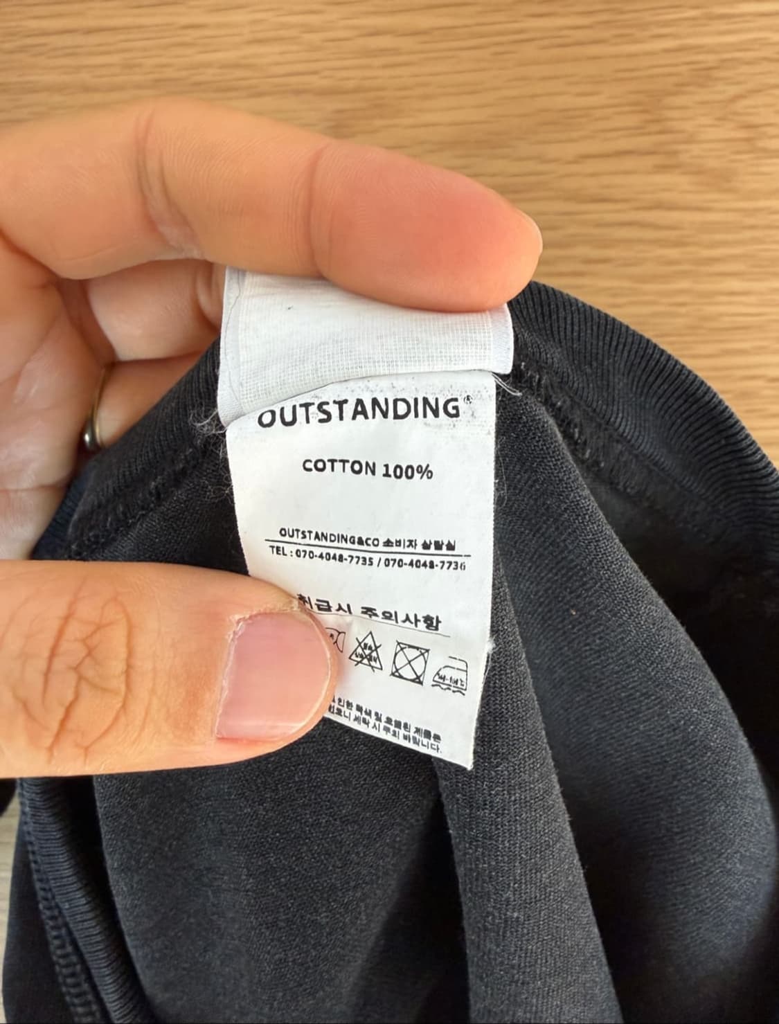 아웃스탠딩 빈티지 워싱 롱슬리브 상품이미지5