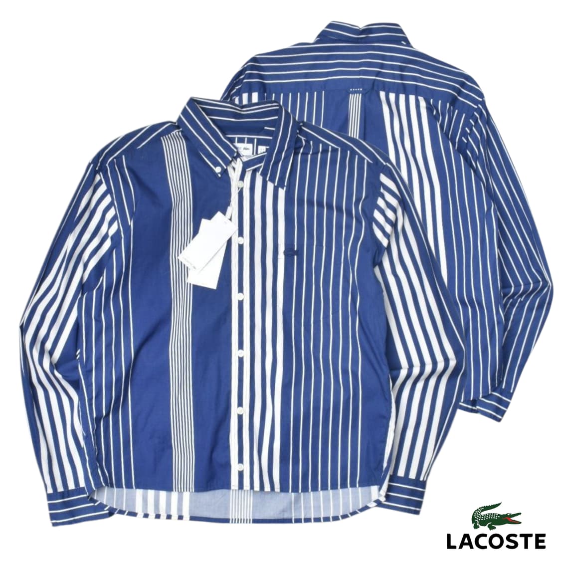 라코스테 스트라이프 셔츠 남방 M N0844 상품이미지1