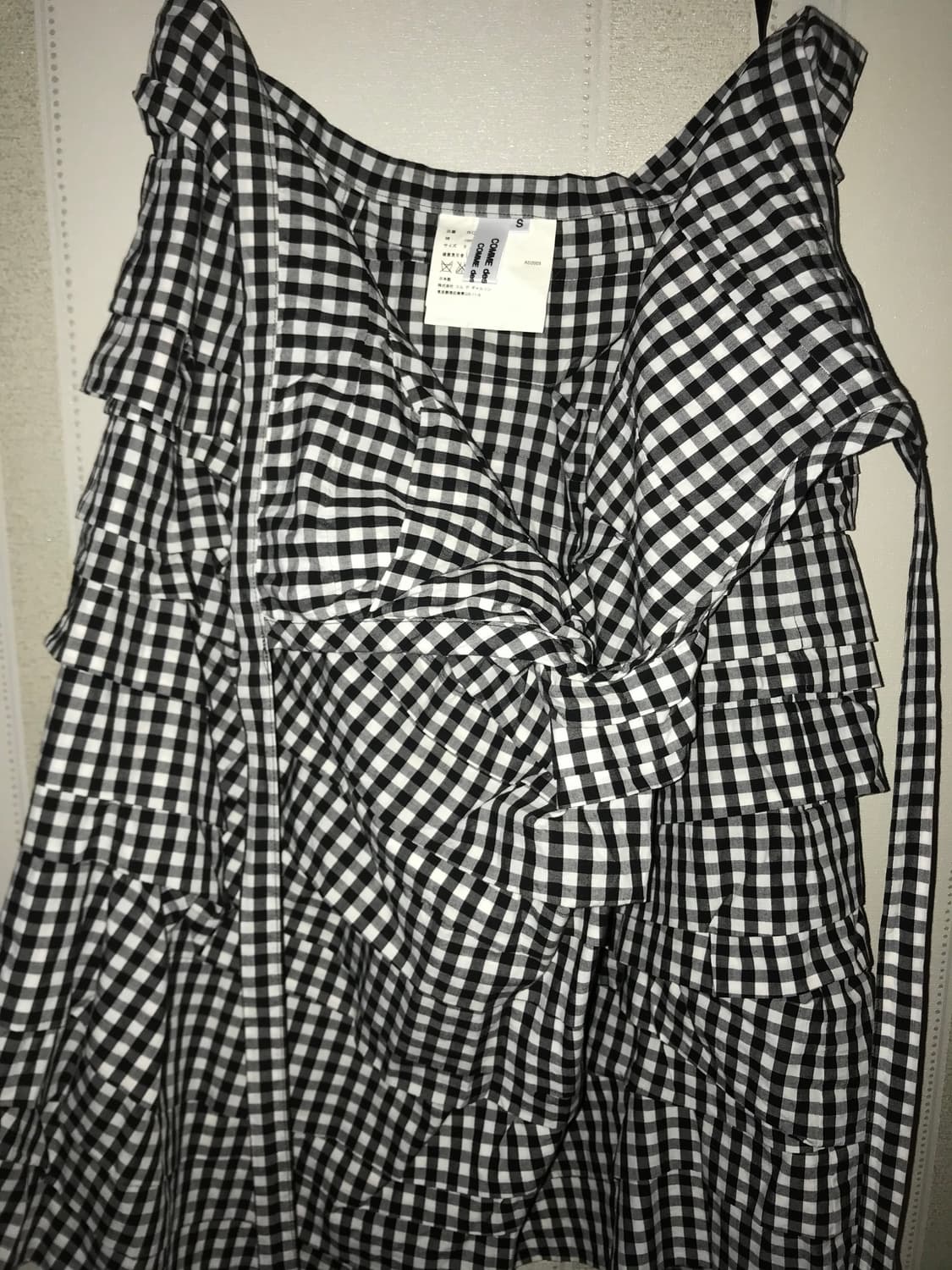 Comme des garcons check wrap skirt 상품이미지2