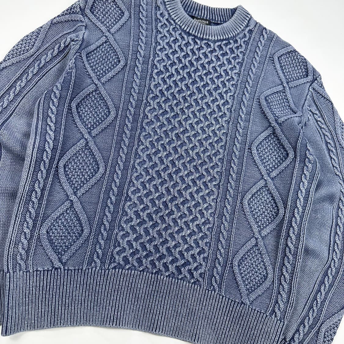 이스트로그 빈티지 케이블 니트 스웨터 M 상품이미지3
