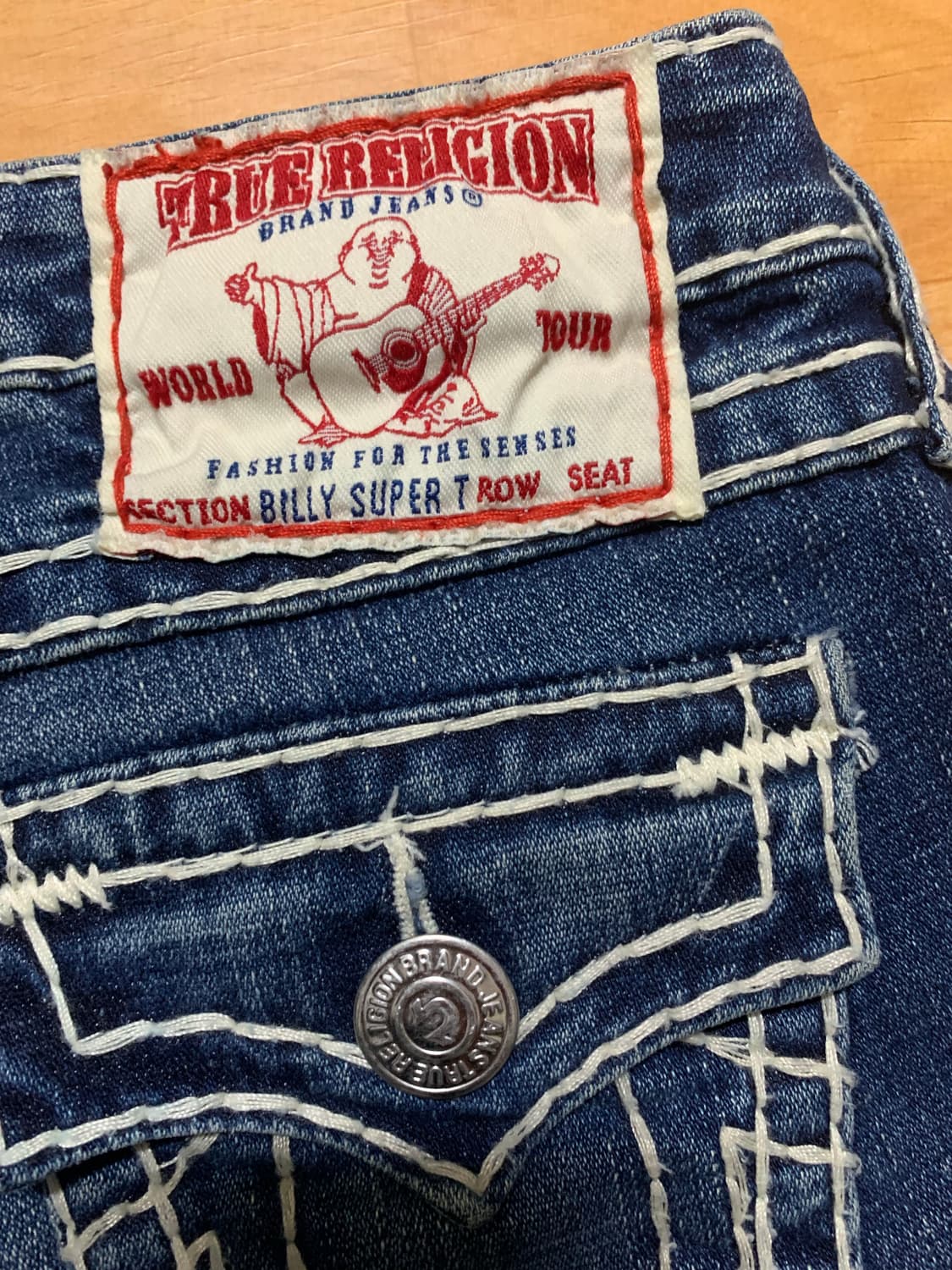 TRUE RELIGION 트루릴리전 빌리 슈퍼 T 데님팬츠(24사이즈) 상품이미지10