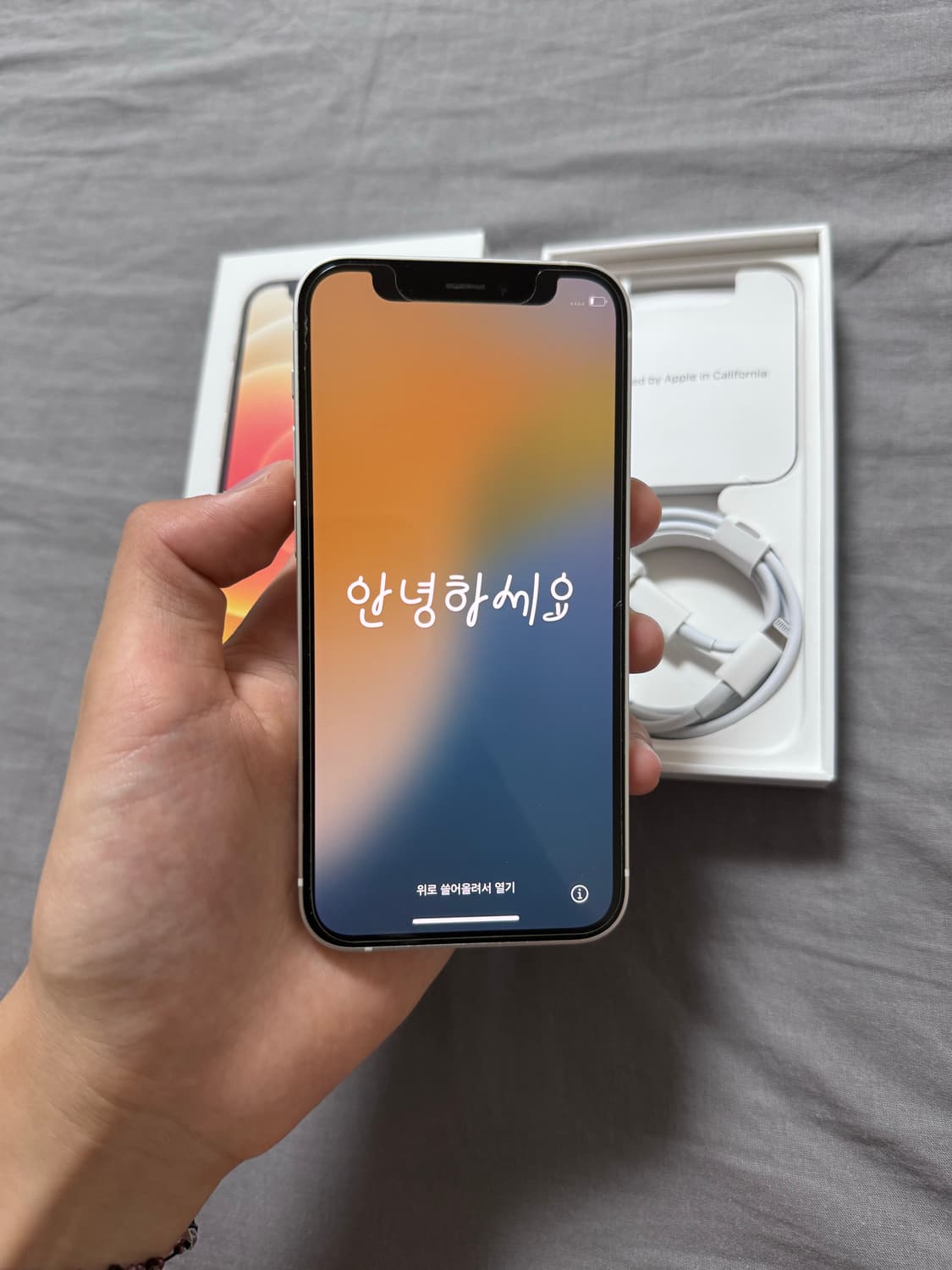 (SS급/풀박스) 아이폰 12 미니 128GB 화이트 상품이미지2