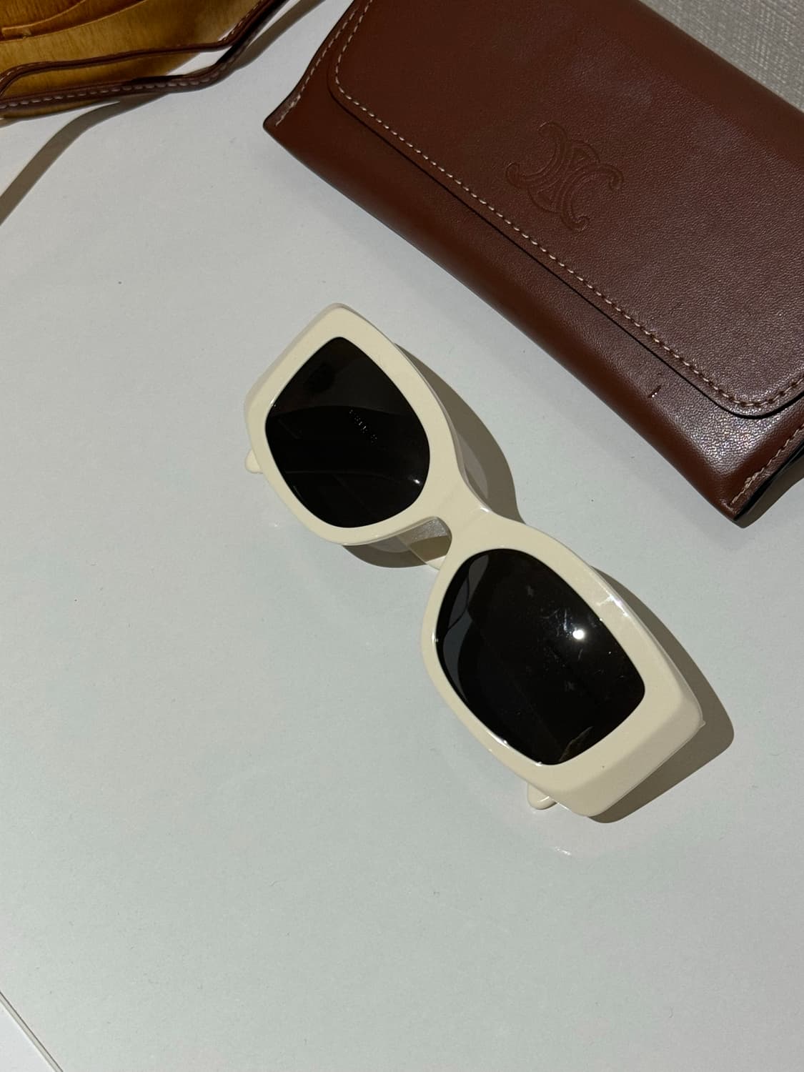 셀린느 트리오페 XL 01 선글라스 아이보리 상품이미지5