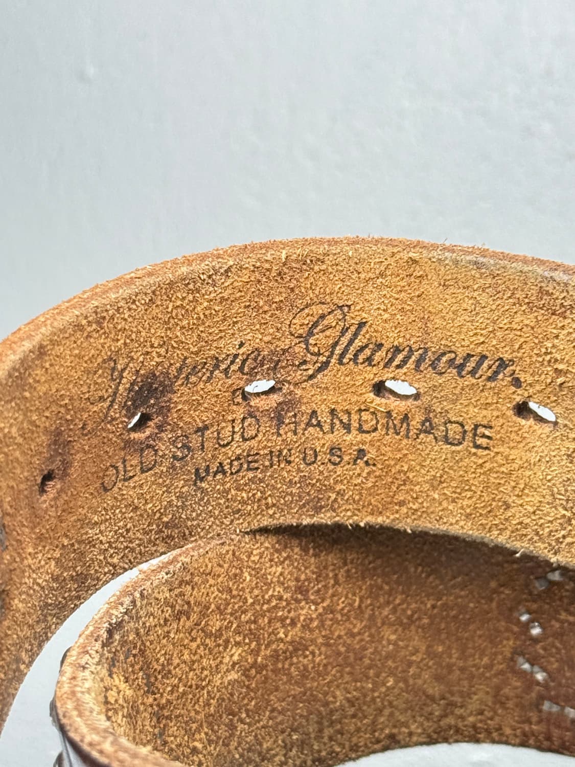 히스테릭 글래머 아카이브 스터드 히스걸과 무수한 별들 가죽 벨트 상품이미지5