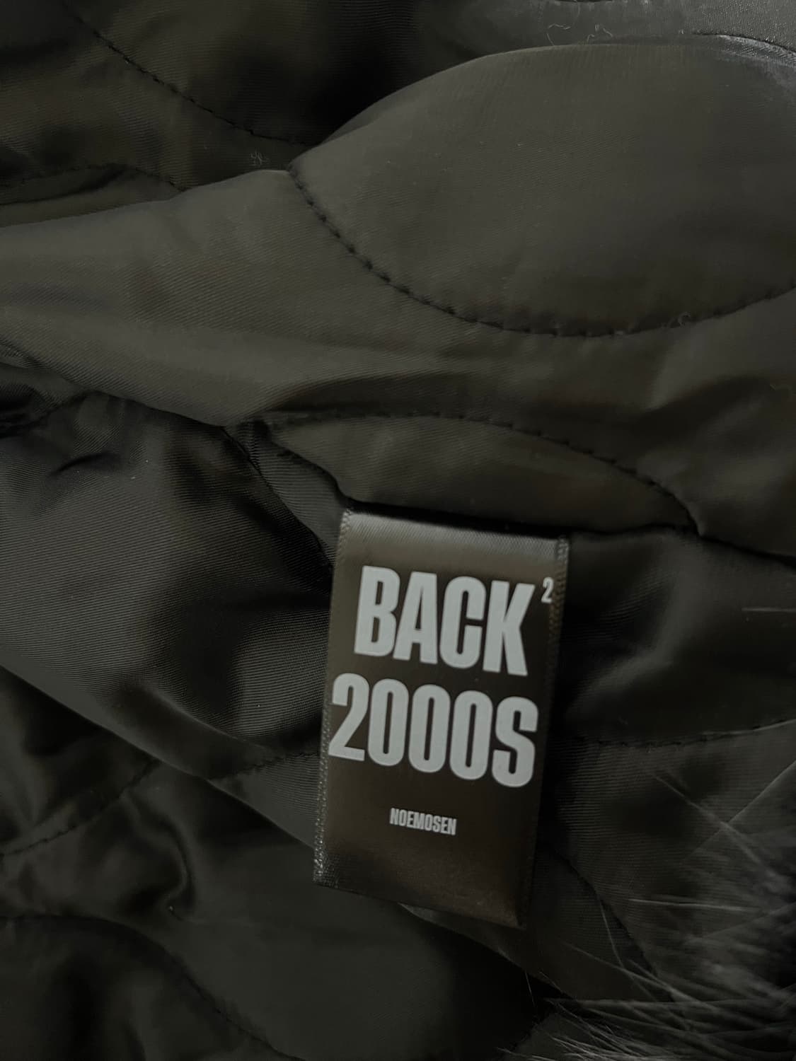 noEmosen y2k 폭스 퍼 카라 자켓 상품이미지8