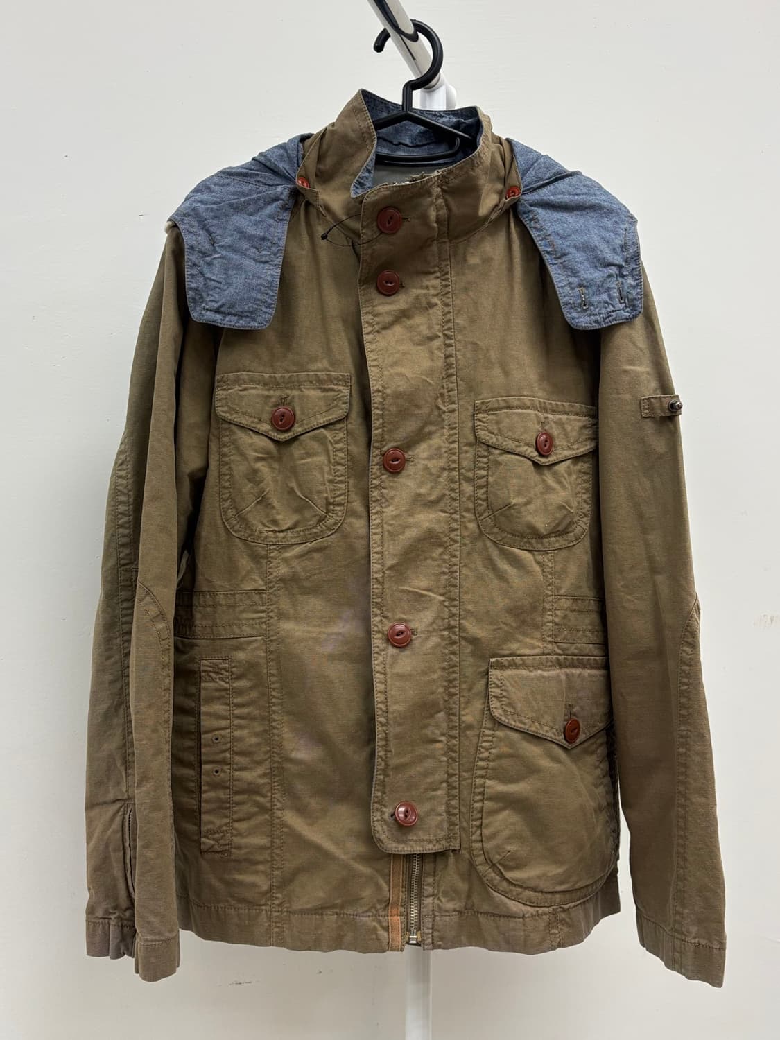 빈티지 워크웨어 유틸리티 y2k 하이넥 자켓 상품이미지5