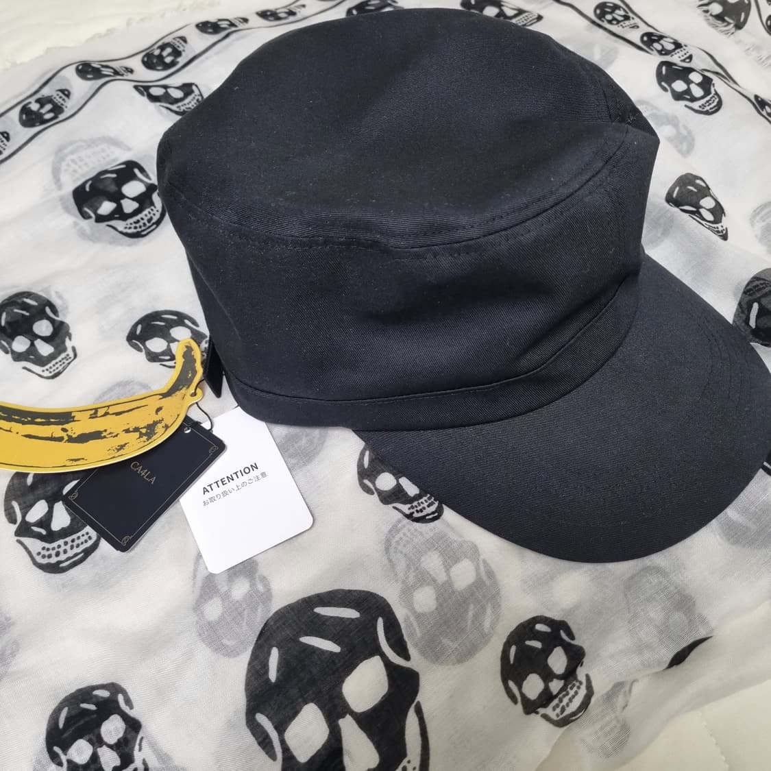 CA4LA 앤디워홀 워크캡 블랙 상품이미지2