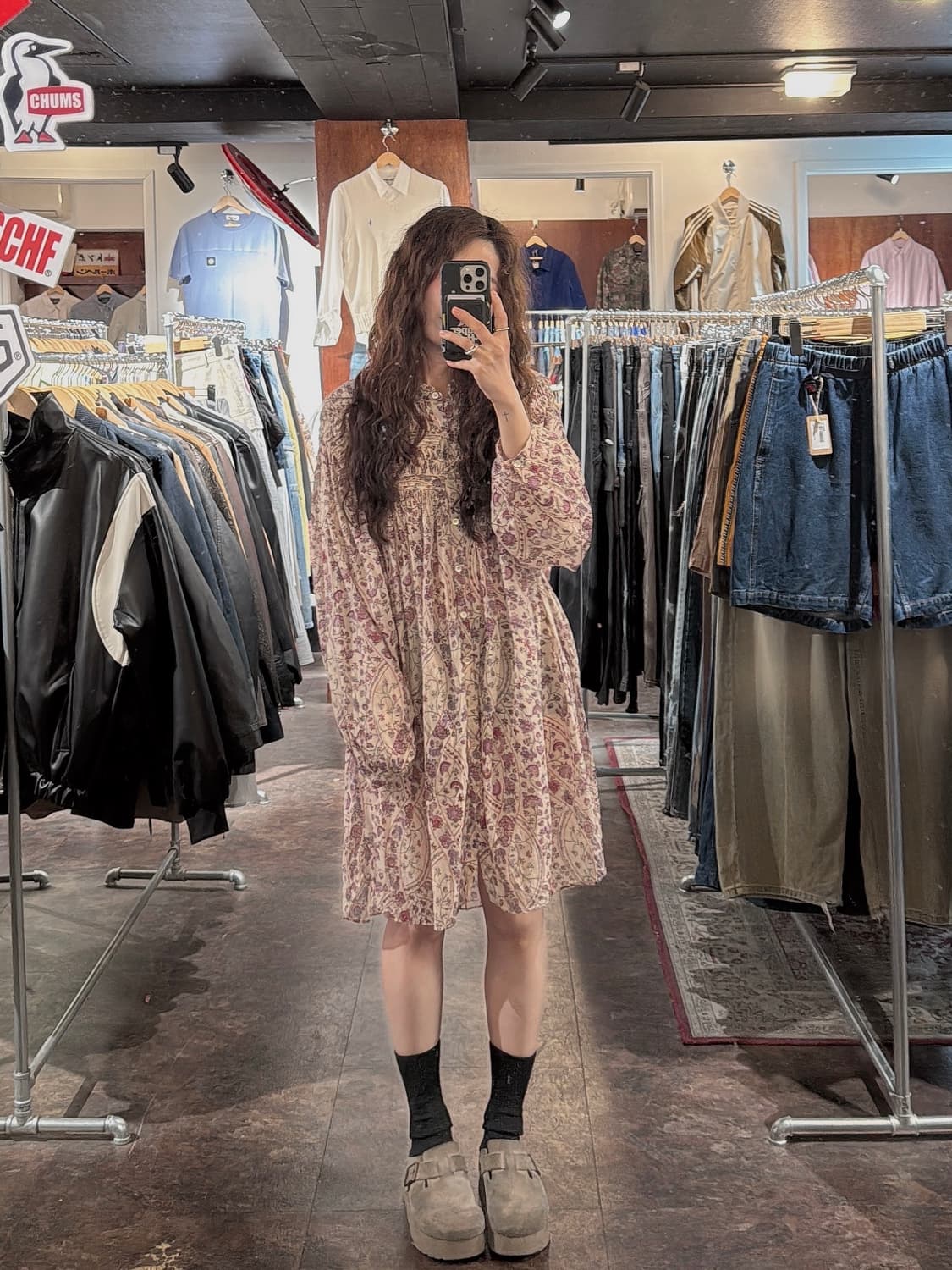 Isabel Marant 이자벨마랑 에스닉 플라워 패턴 미디 원피스 38 상품이미지9