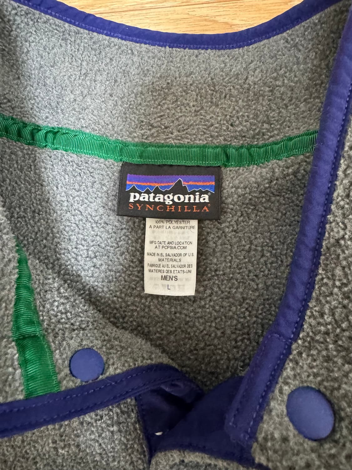 파타고니아 신칠라 그레이 L 상품이미지4