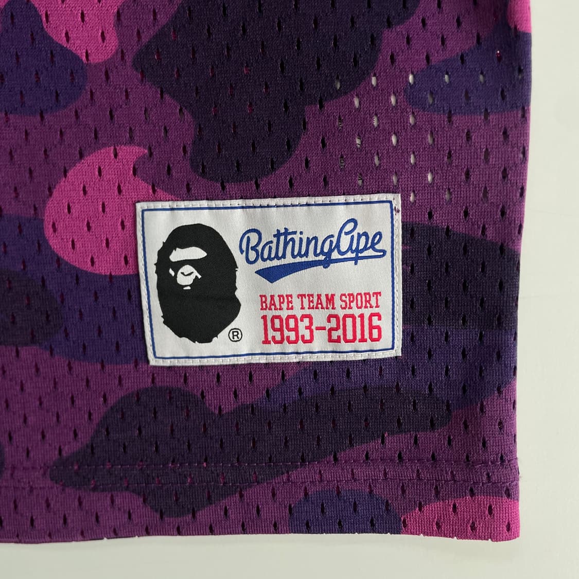 Bape 베이프 퍼플 퍼스트카모 베이스볼 져지 상품이미지7