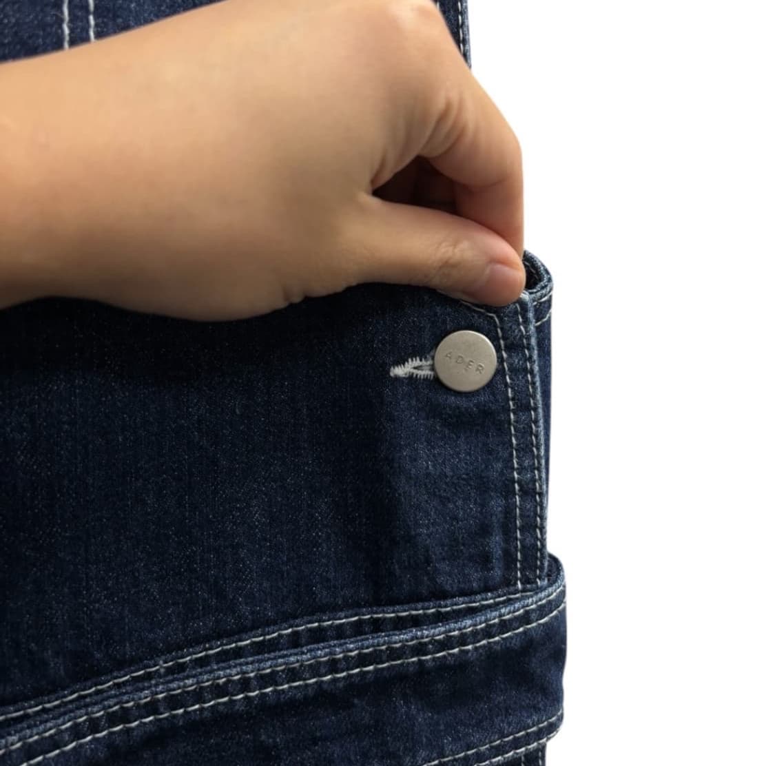 아더에러 데님 오버롤 팬츠2 상품이미지4