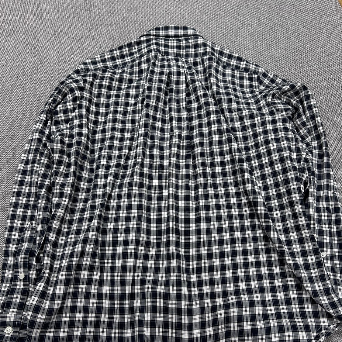 폴로 클래식핏 투포켓 오버사이즈 체크셔츠(L) 상품이미지5