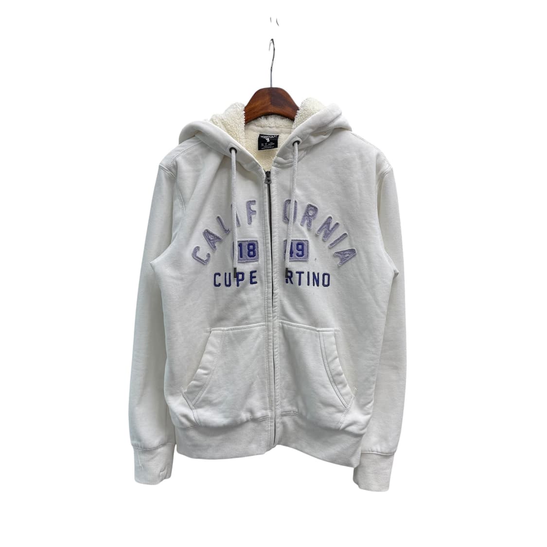 [S] 후아유 캘리포니아 화이트 후드집업 상품이미지3