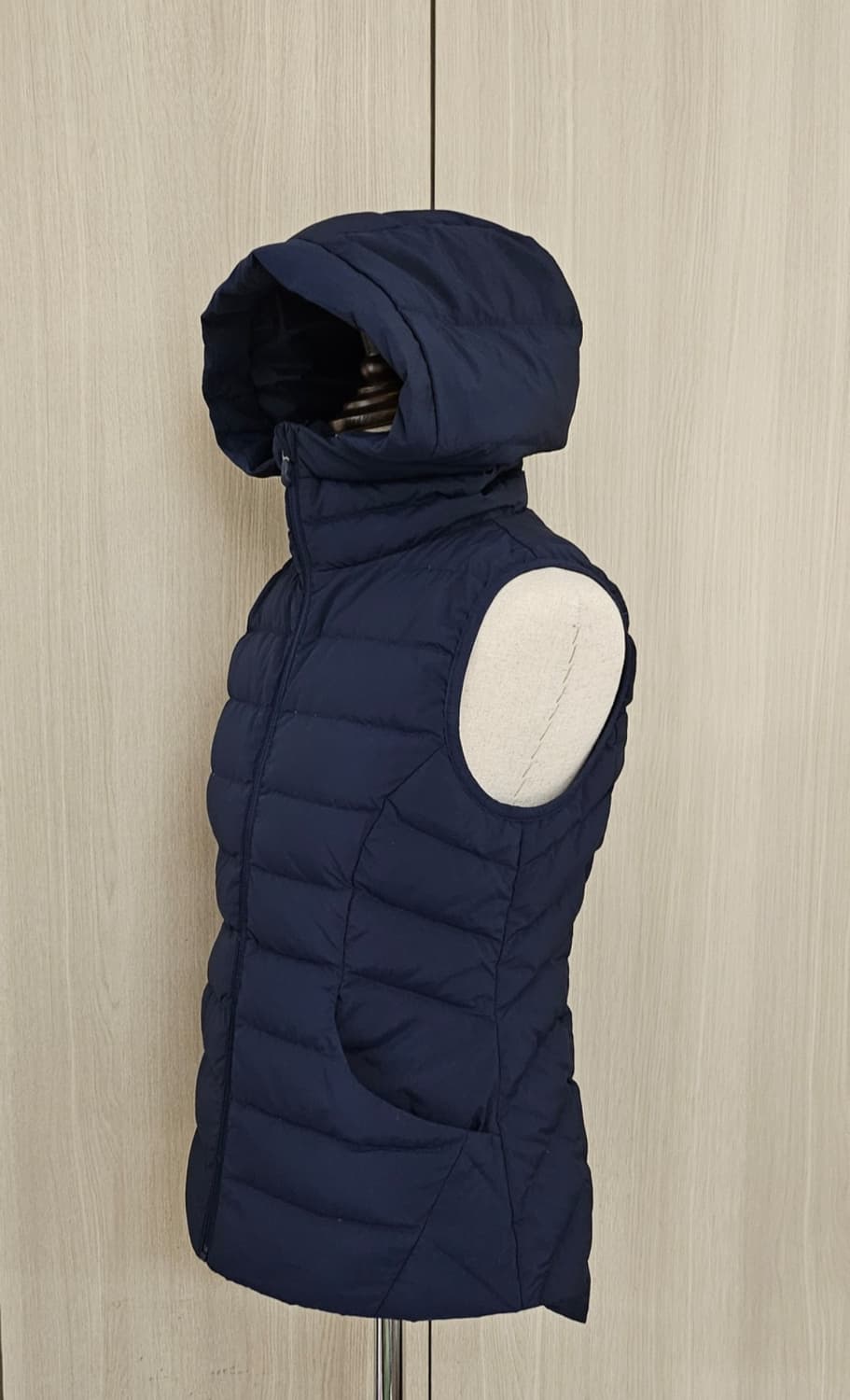 안다르 Andar 여성 오리털 미쳤다핏 요가패딩 누빔 조끼44~55 상품이미지8