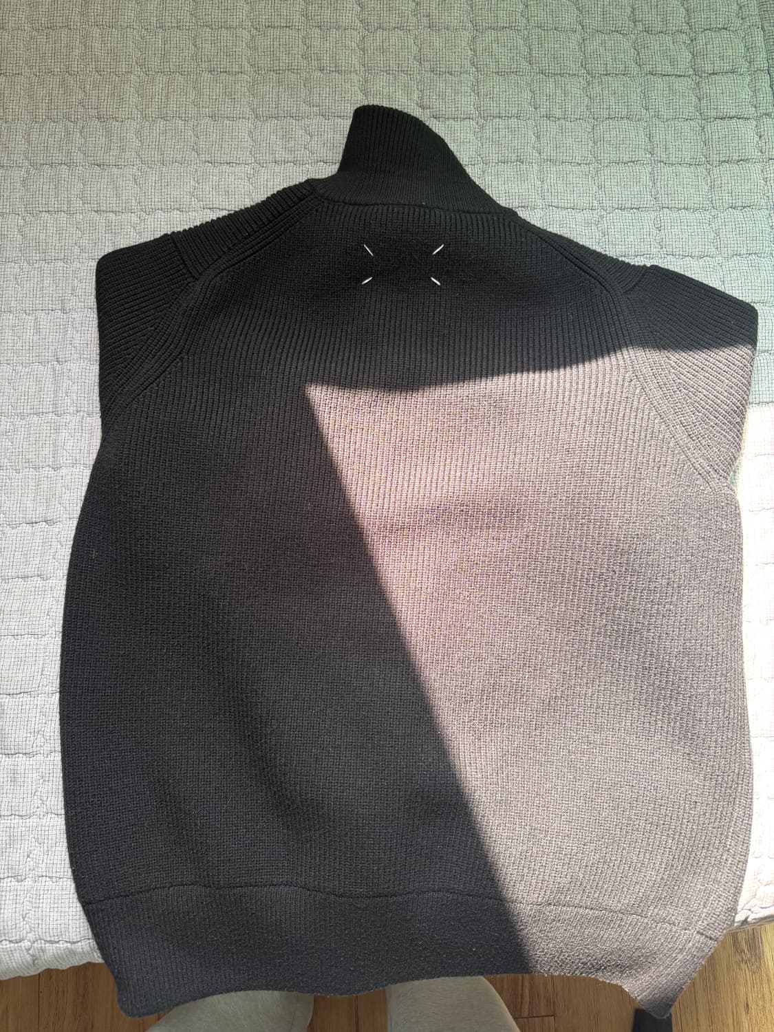 마르지엘라 니트집업 L (Black) 상품이미지2