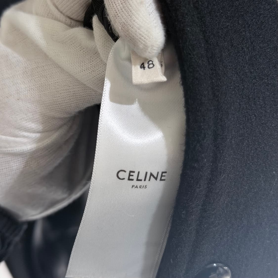 (A+/48) / 셀린느 캐시미어 울테디 바시티 후드 자켓 상품이미지6