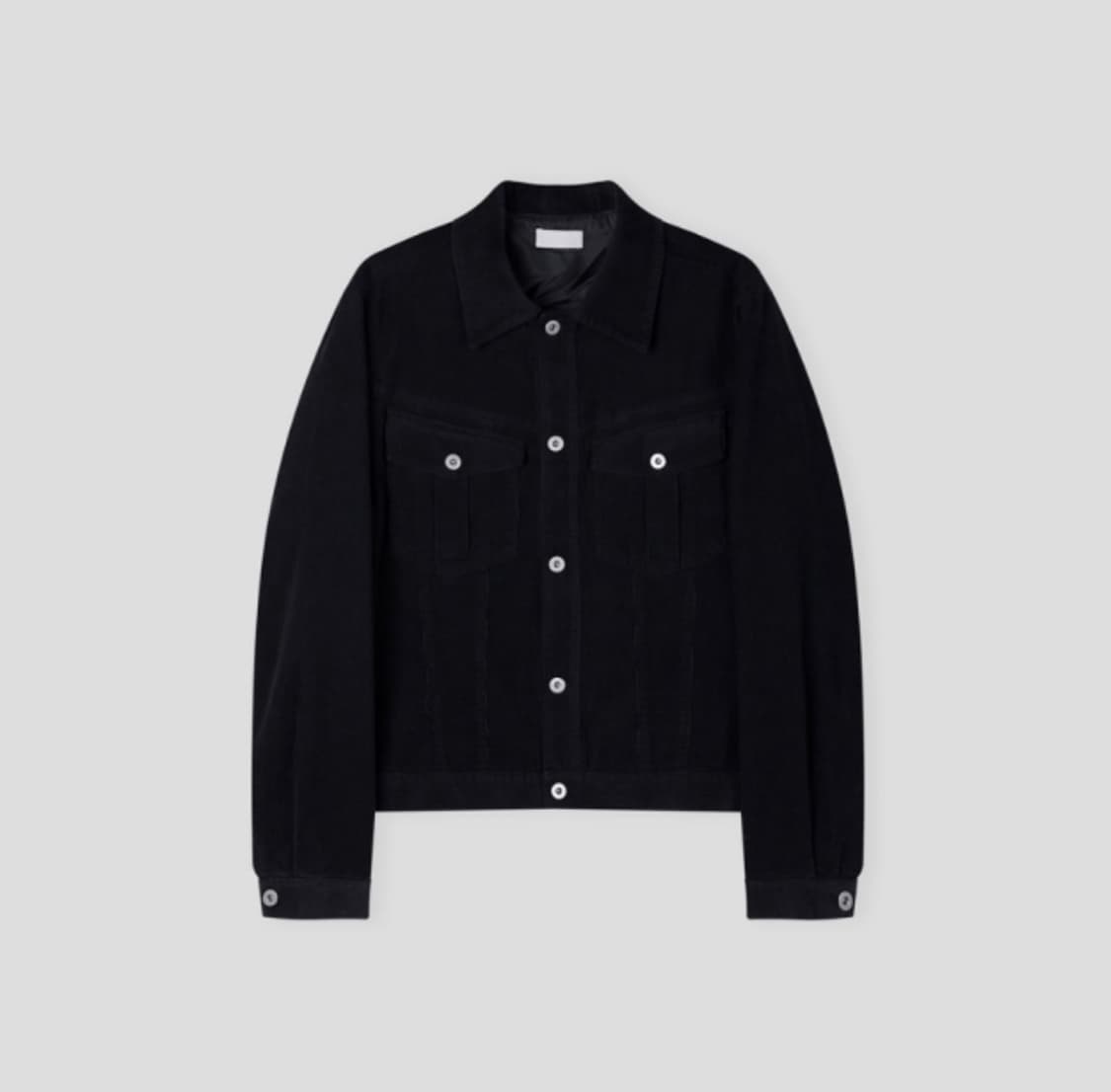 크롭 슬라이드 코듀로이 자켓 상품이미지1