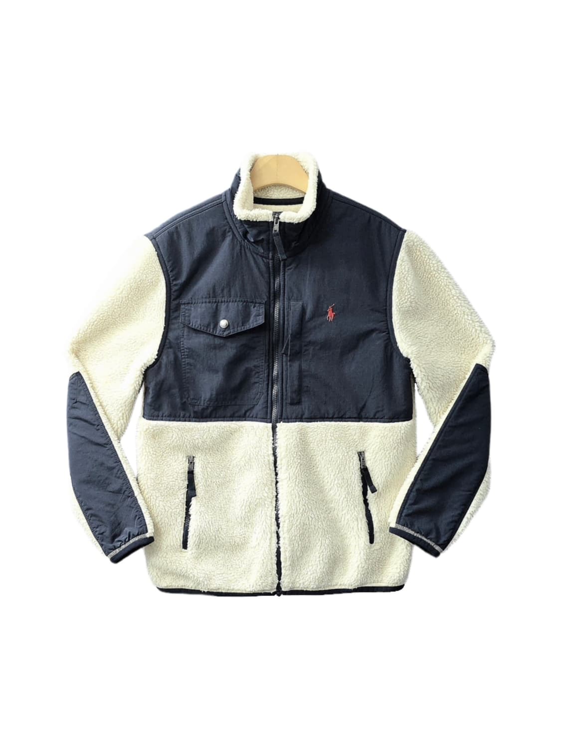 폴로 랄프로렌 쉐르파 플리스 자켓 QR신형 후리스 집업 상품이미지1