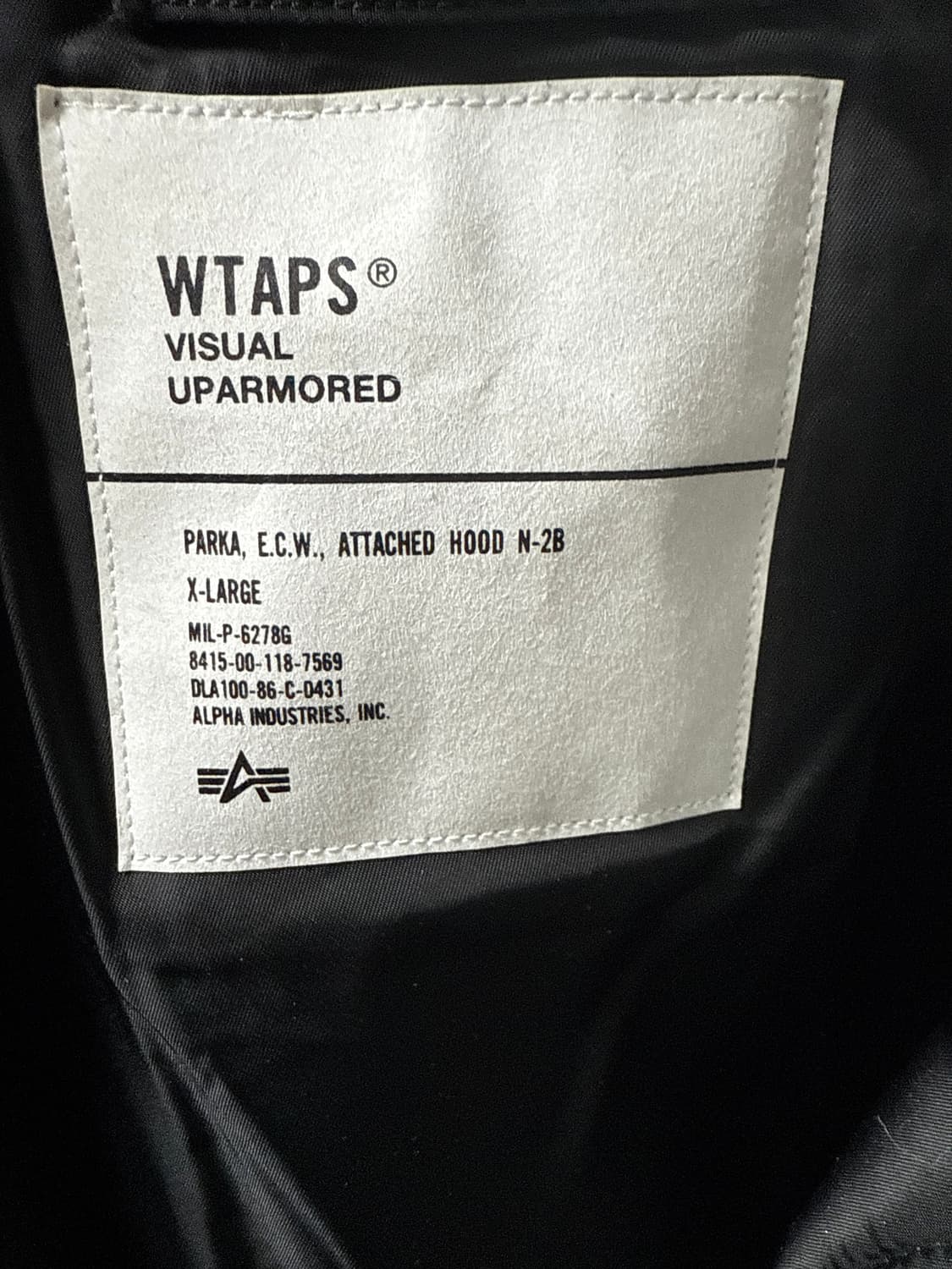 WTAPS X Alphaindustries N-2B 봄버 상품이미지8