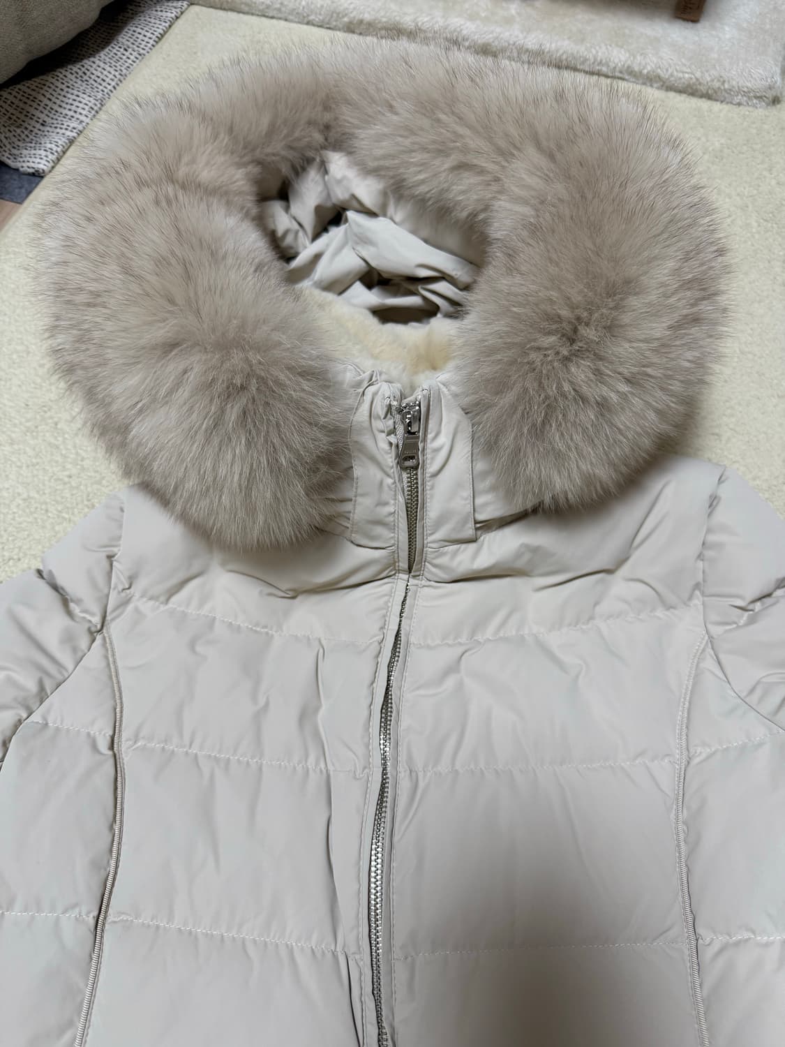 헤지스 여성 퍼 패딩 상품이미지1