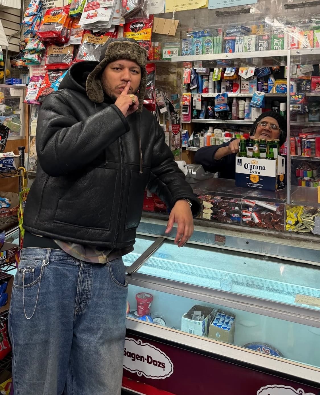 스투시 셔링 자켓 블랙 M  상품이미지3