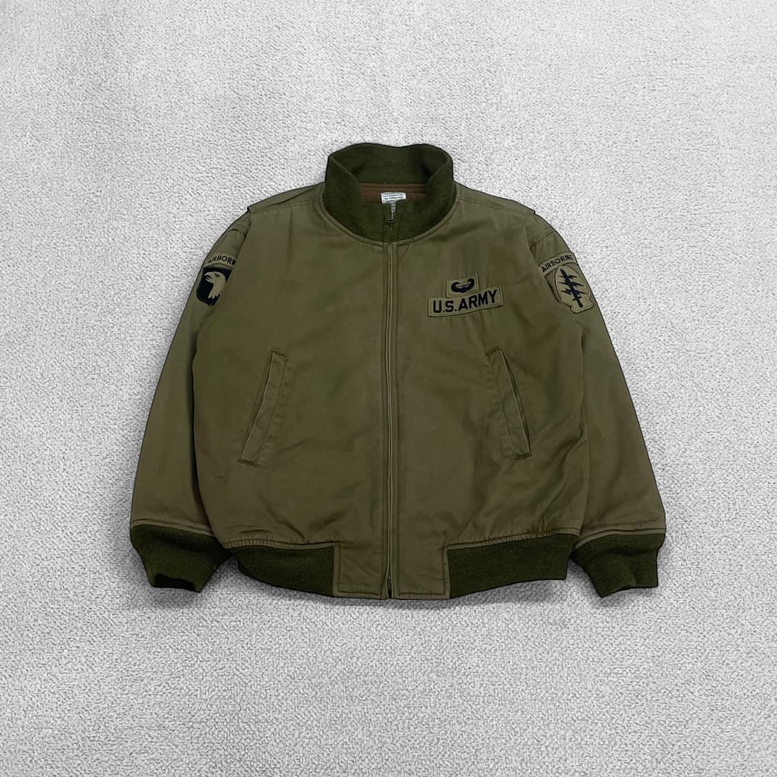 C.A.B Clothing 탱크 후기형 봄버 자켓 카키 상품이미지1