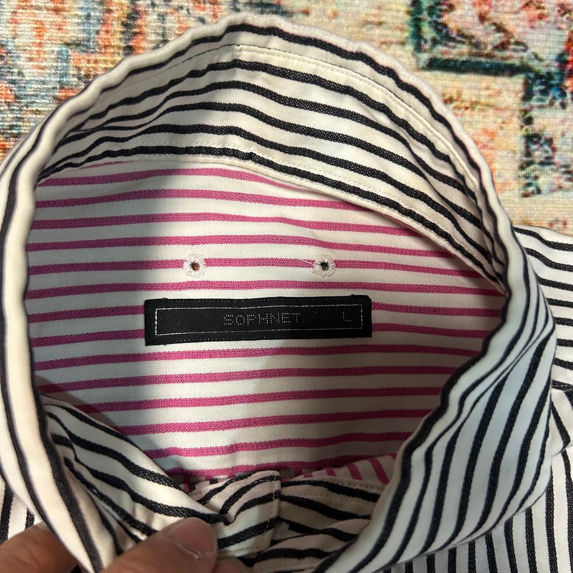 [L] 소프넷 스트라이프 셔츠 상품이미지4