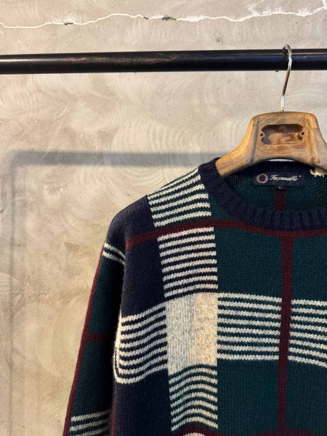 파쏘나블 램스울 니트 100~105 상품이미지2